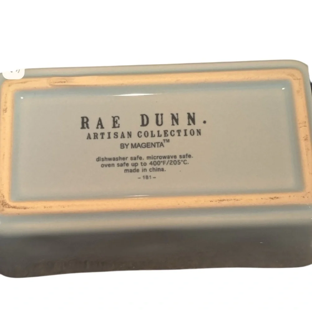 Rae Dunn Light Blue Mini Loaf Dishes NIB